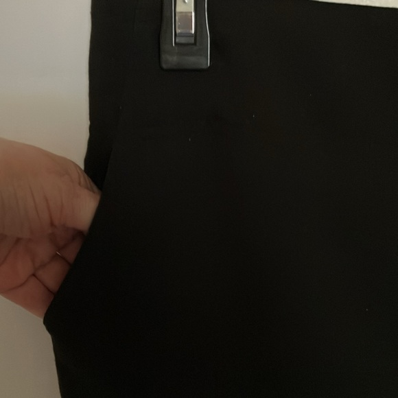 Rafaella Deep Black Pencil Silhouette Skirt Size 4 - Picture 6 of 10